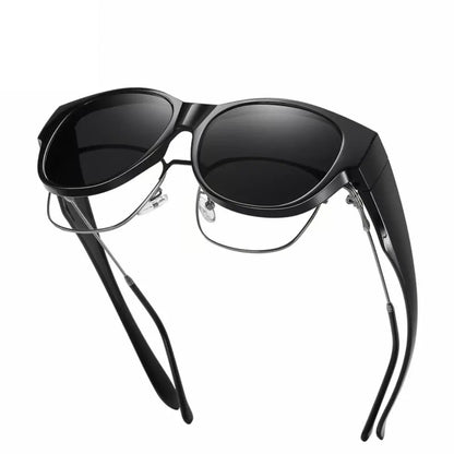 Lunettes de soleil polarisées pour la conduite, compatibles avec les verres correcteurs 