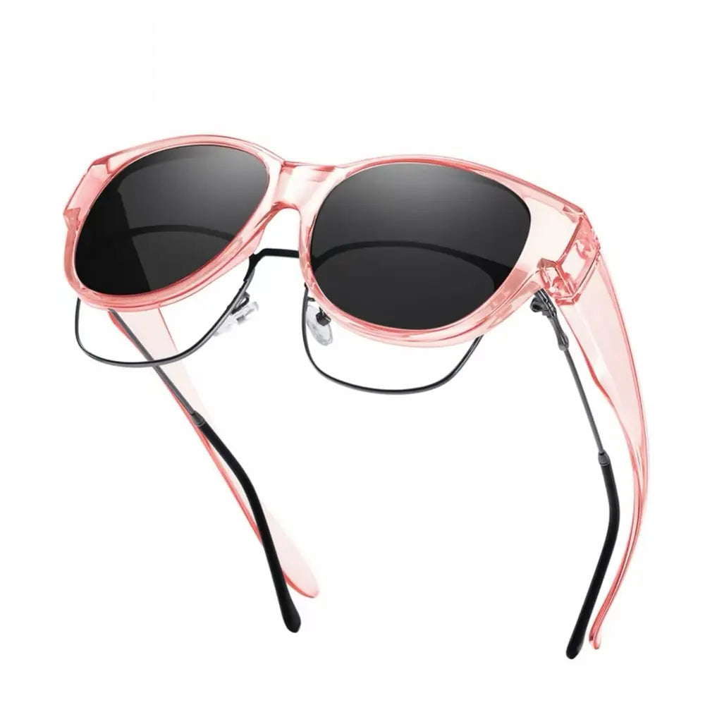 Lunettes de soleil polarisées pour la conduite, compatibles avec les verres correcteurs 