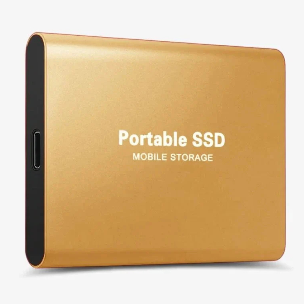 Disque SSD externe compact USB C en aluminium