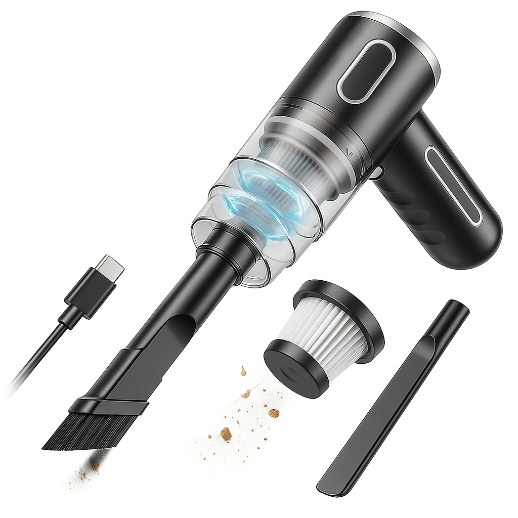 Compact Portable Cordless Hand Vacuum Cleaner - Halri