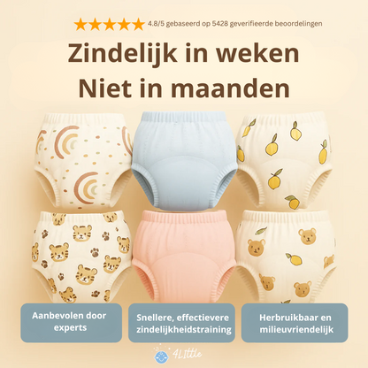 Culottes d'apprentissage de la propreté douces et réutilisables pour enfants