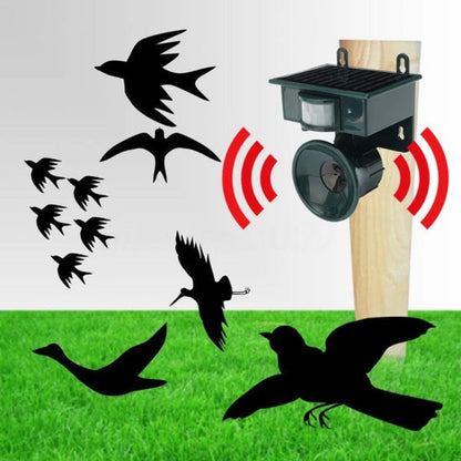 Automatic Solar Powered Bird Scarer Outdoor Repellent