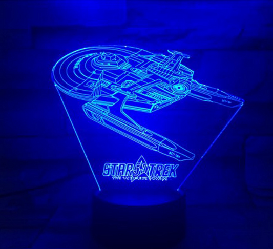 3D Cosmic Star Trek Table Lamp - Halri