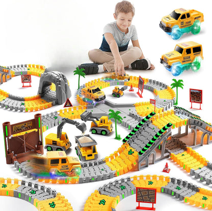Fun Kids Road Racing Track Set with Toy Cars - Halri