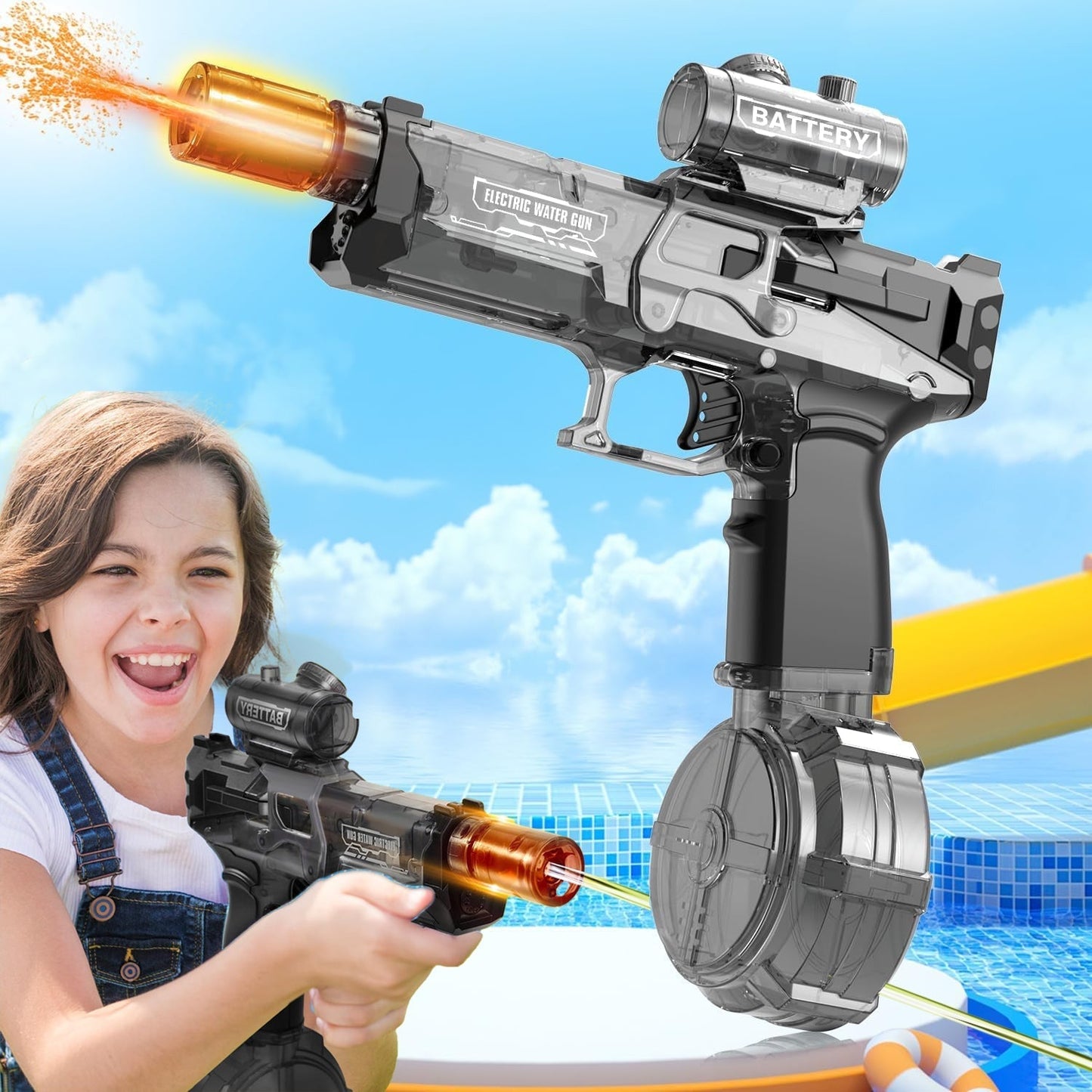 Fun Splash Water Blaster with Lights and Sounds - Halri
