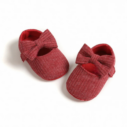Chaussures premiers pas mignonnes à fleurs pour fille 