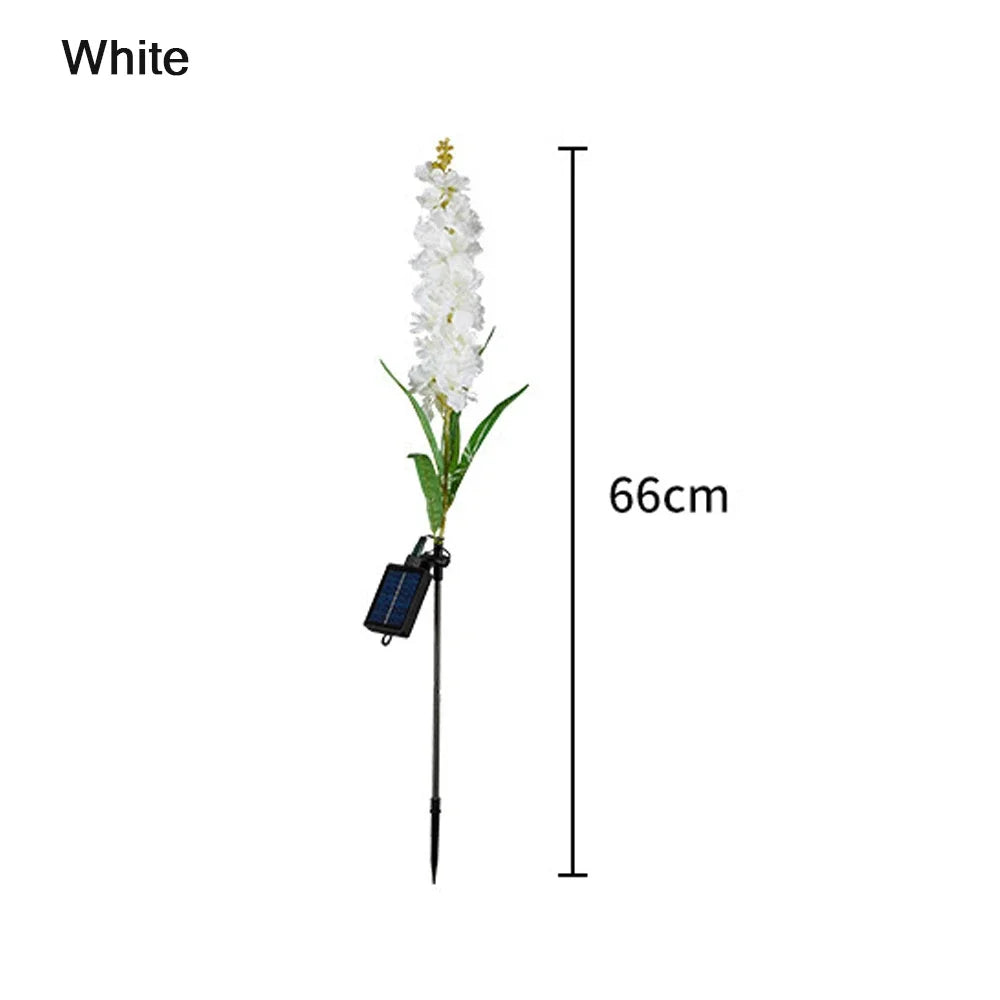 Guirlande lumineuse solaire colorée en forme de fleur