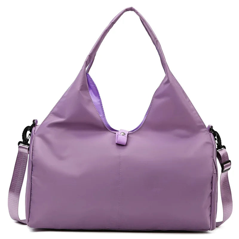 Sac de sport pour femme avec poche pour baskets 