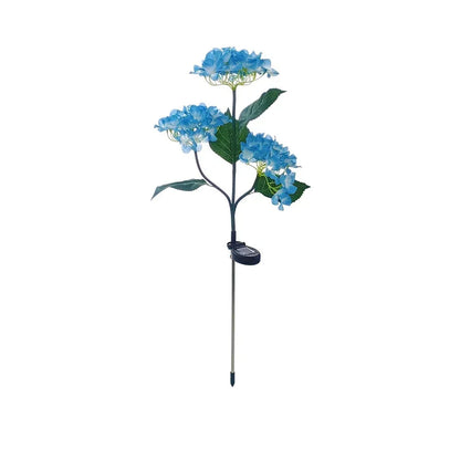 Guirlande lumineuse solaire colorée en forme de fleur