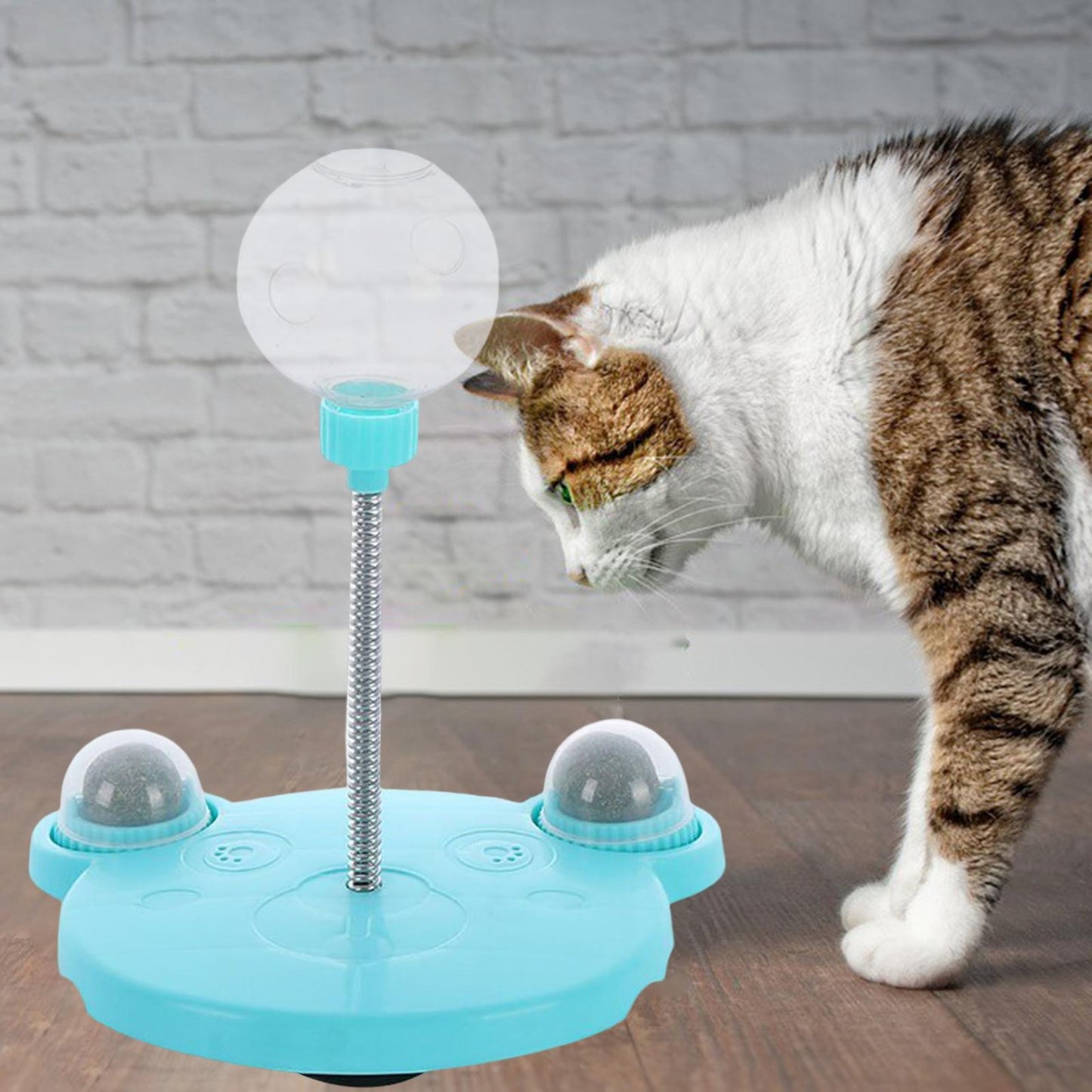 Jouet casse-tête amusant pour chat, mangeoire lente