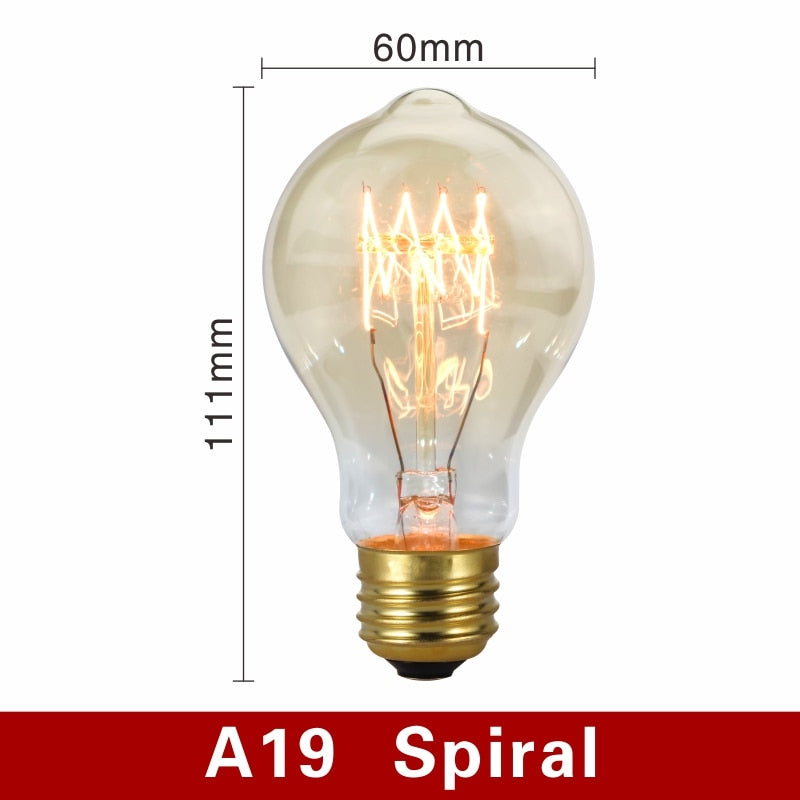 Ampoules Edison de style rétro