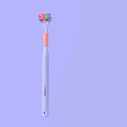 Brosse à dents douce à 3 faces extra souple