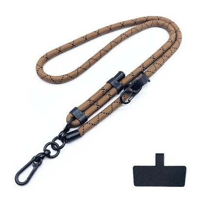 Dragonne flexible pour téléphone avec support de cou ajustable 