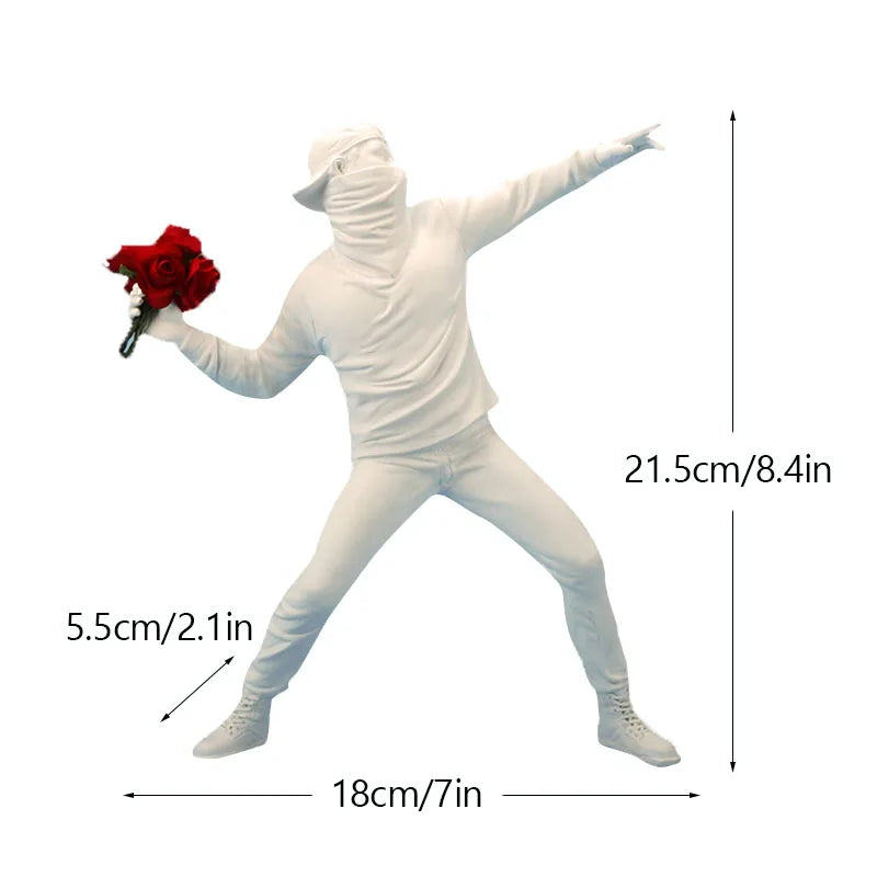 Figurines Banksy | Décoration Pop Art | Accessoires déco modernes