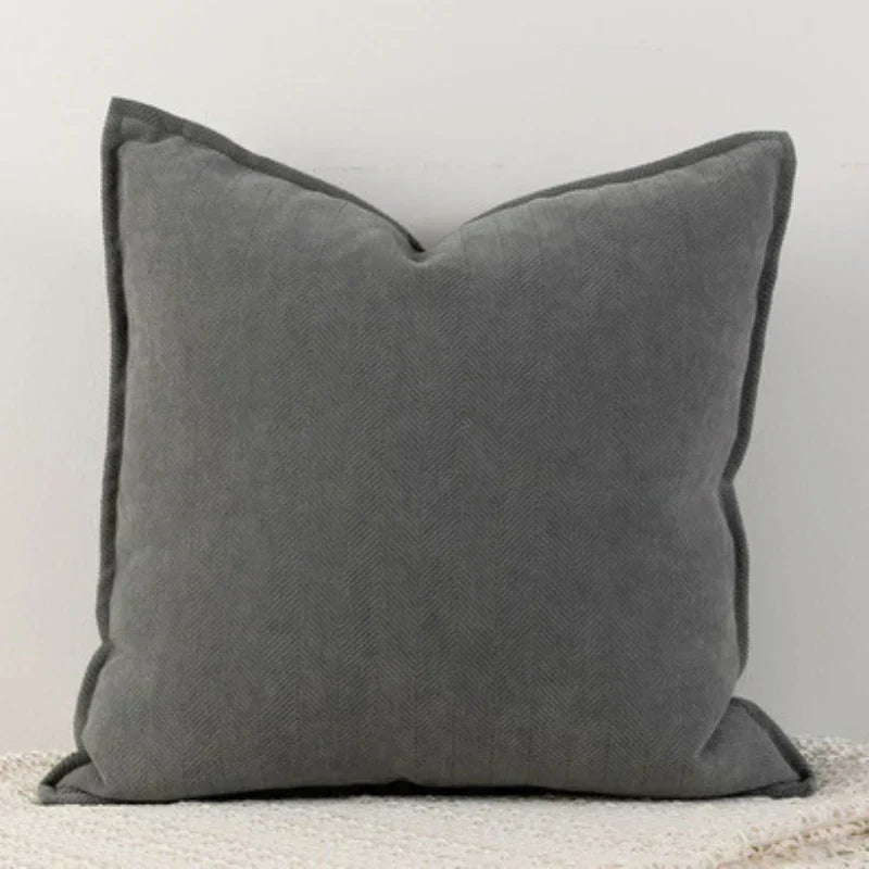 Plush Chenille Pillow Cover - Luxurious and Warm