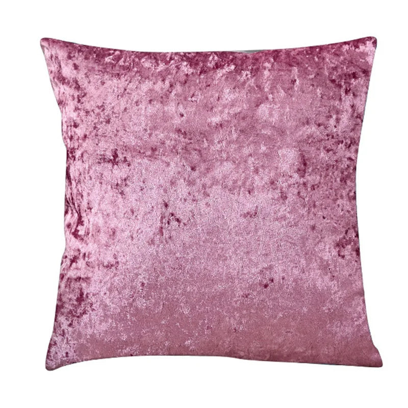 Coussin décoratif en velours peluche pour la maison et le salon