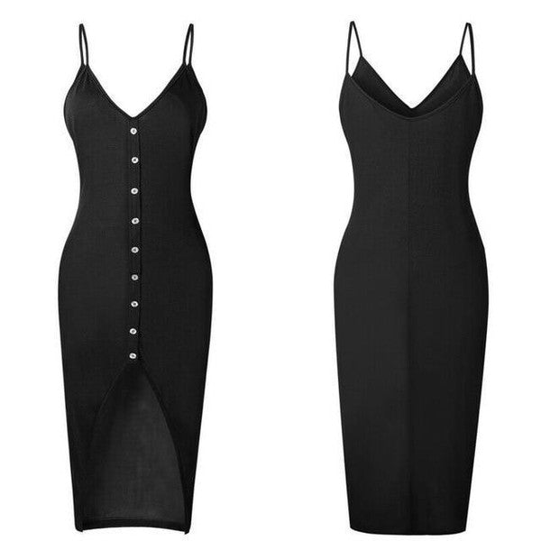 Sleeveless Halter Neck Summer Dress