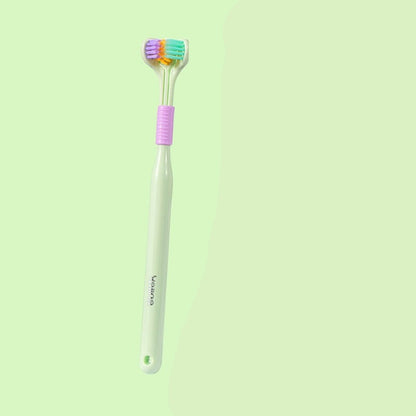 Brosse à dents douce à 3 faces extra souple