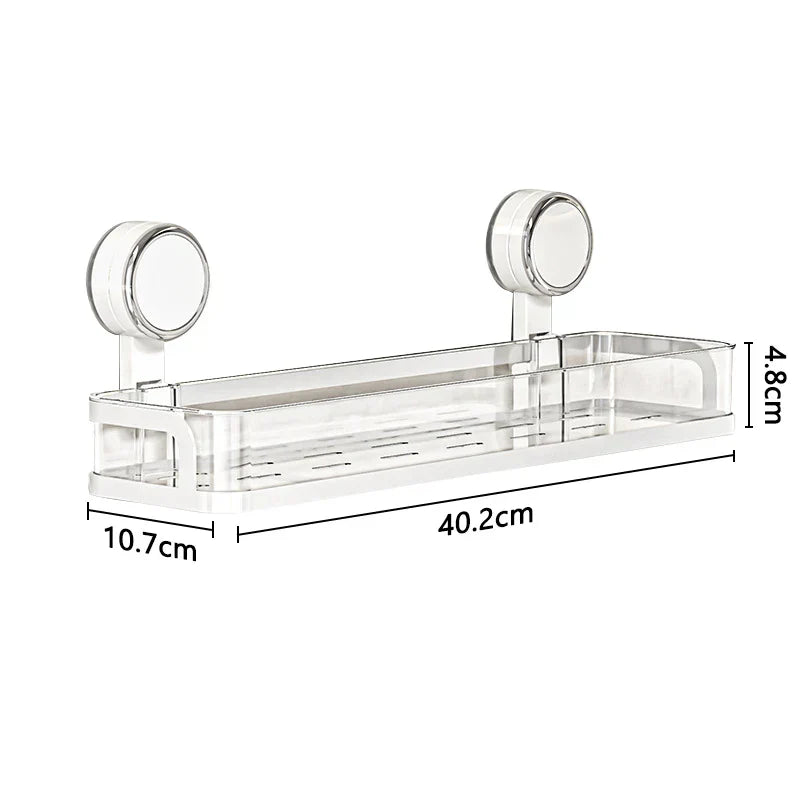 Étagère murale adhésive pour salle de bain et cuisine