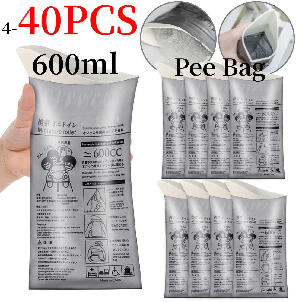 Emergency Portable Toilet Kit – Disposable Travel Bags - Halri
