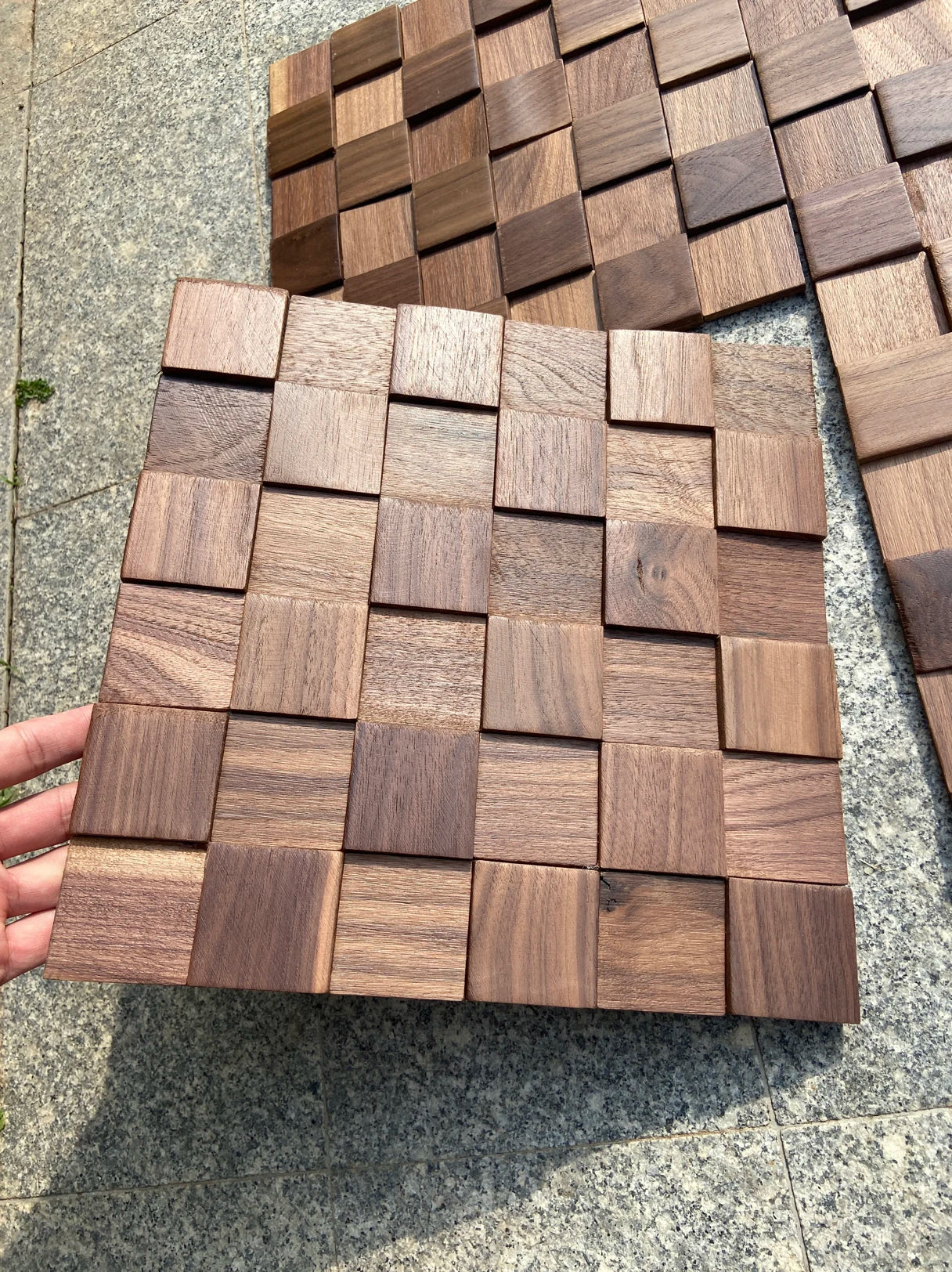 Panneaux muraux acoustiques en bois