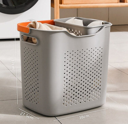 Panier à linge pliable et ventilé élégant