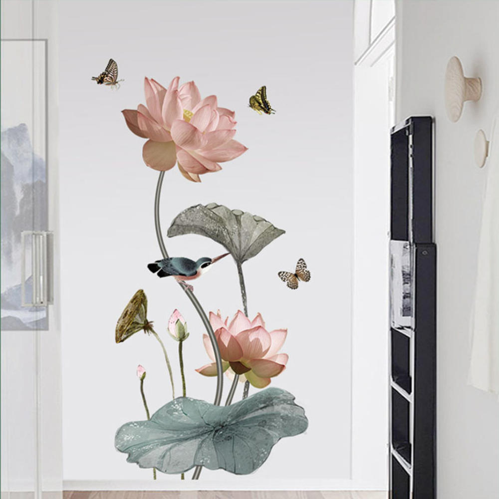 Beautiful Floral Vinyl Wall Decal Sticker - Halri