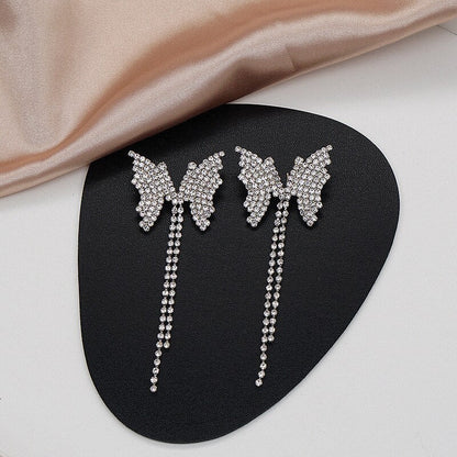 Magnifiques boucles d'oreilles pendantes à motif floral