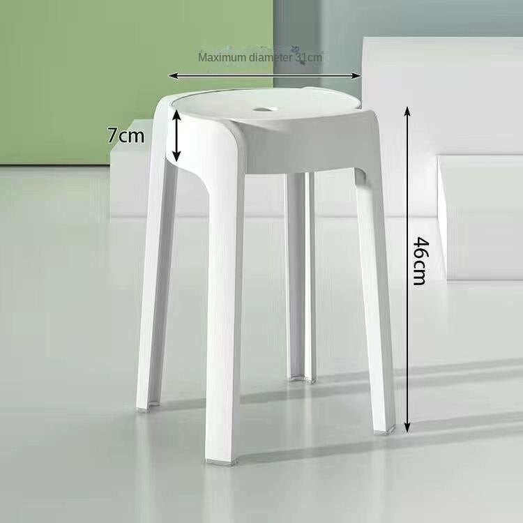 Tabourets de cuisine en bois peu encombrants