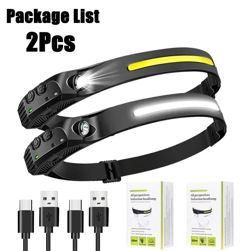 Lampe frontale LED portable et lumineuse pour les pannes de courant