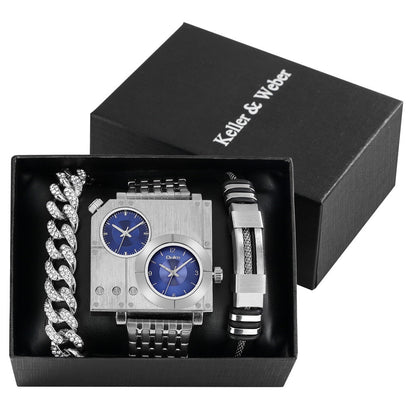 Coffret élégant carré pour montre homme