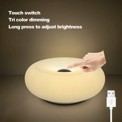 Lampe de table LED colorée avec variateur et télécommande