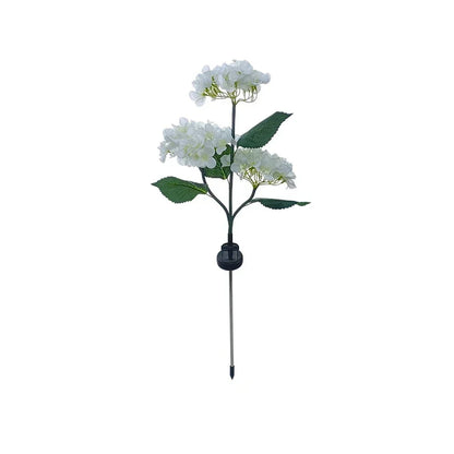 Guirlande lumineuse solaire colorée en forme de fleur
