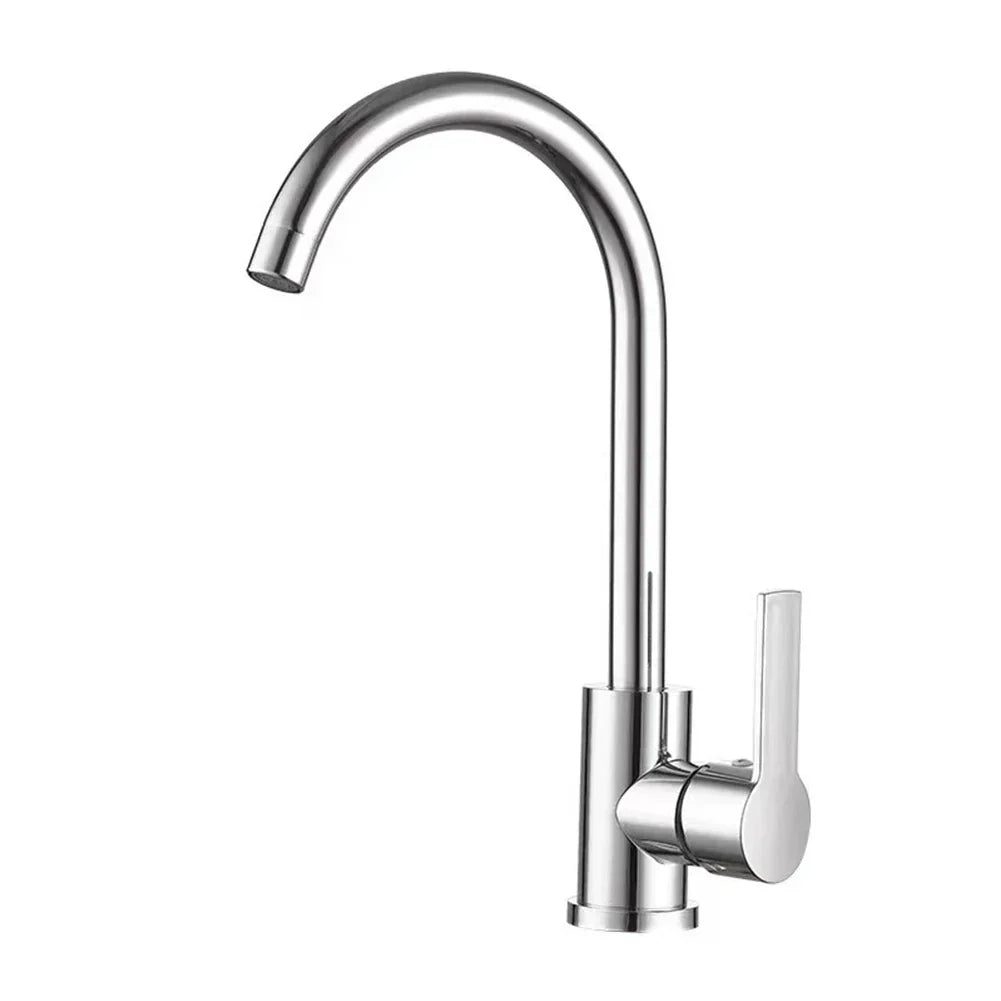 Modern Chrome Kitchen Faucet Mixer - Halri