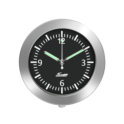 Horloge lumineuse adhésive pour tableau de bord de voiture