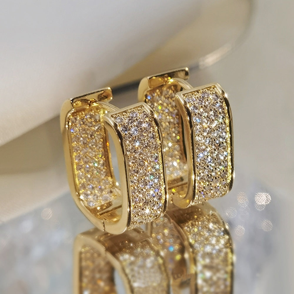 Classic Korean Hoop Drop Earrings - Halri