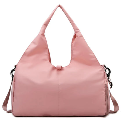 Sac de sport pour femme avec poche pour baskets 