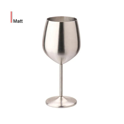 Verre à vin de luxe en métal