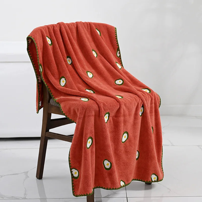 Serviette de bain absorbante