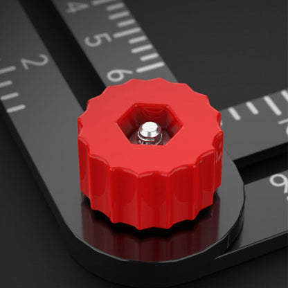 Compact Metal Folding Tile Measuring Ruler