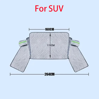 Housse de pare-brise d'hiver pour voiture, grande taille