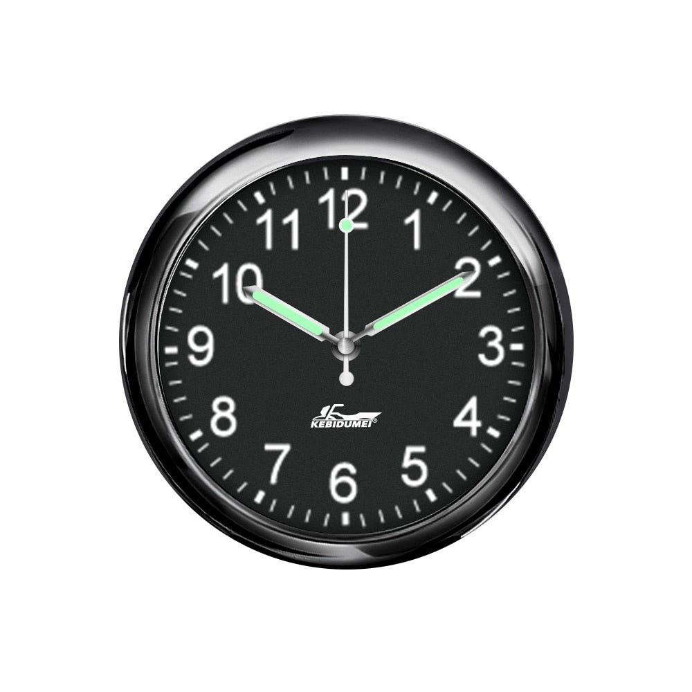 Horloge lumineuse adhésive pour tableau de bord de voiture