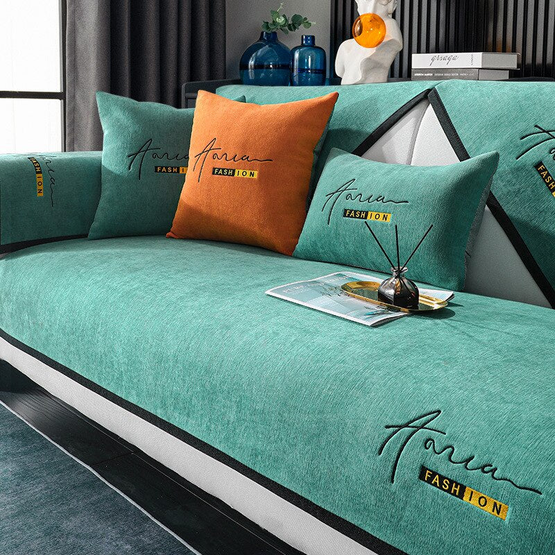 Halri | Protection imperméable pour canapé en similicuir