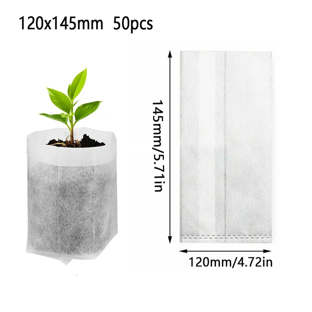 Ensemble de sacs de jardin compostables et écologiques