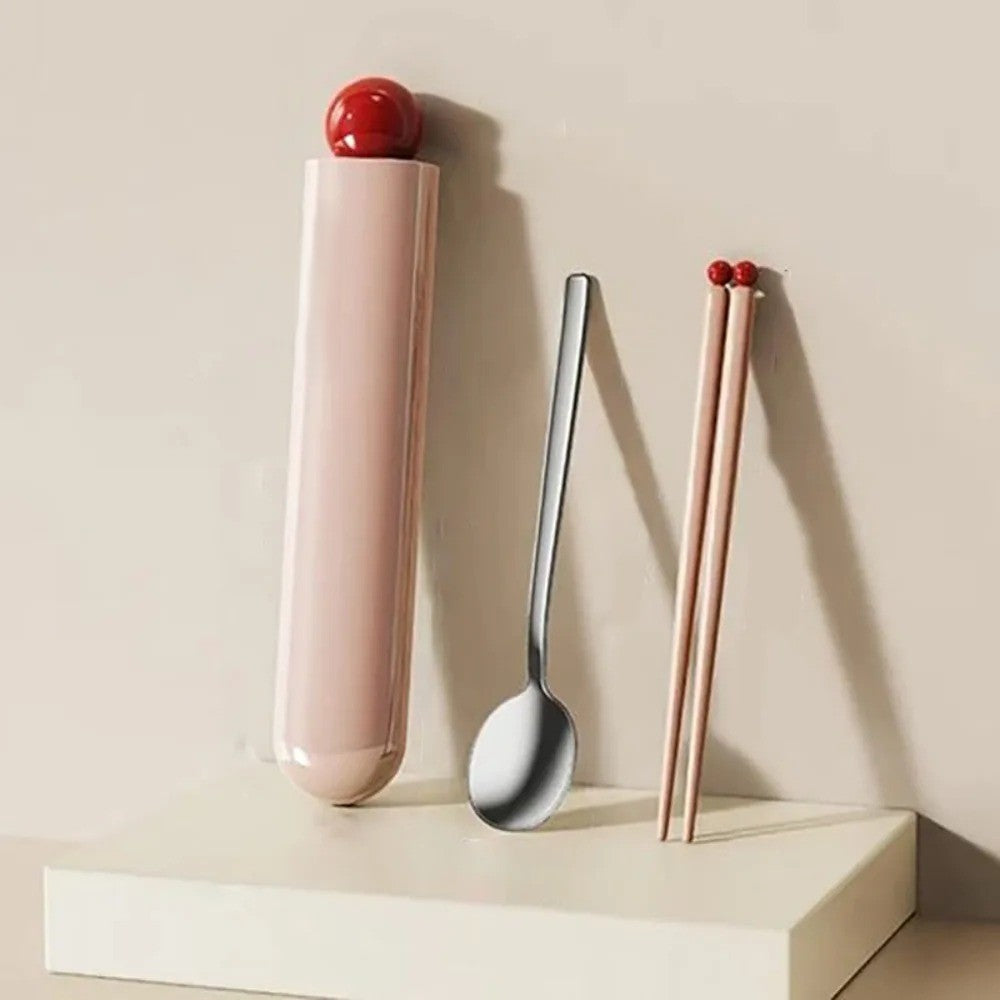 Ensemble de baguettes de voyage compactes et réutilisables