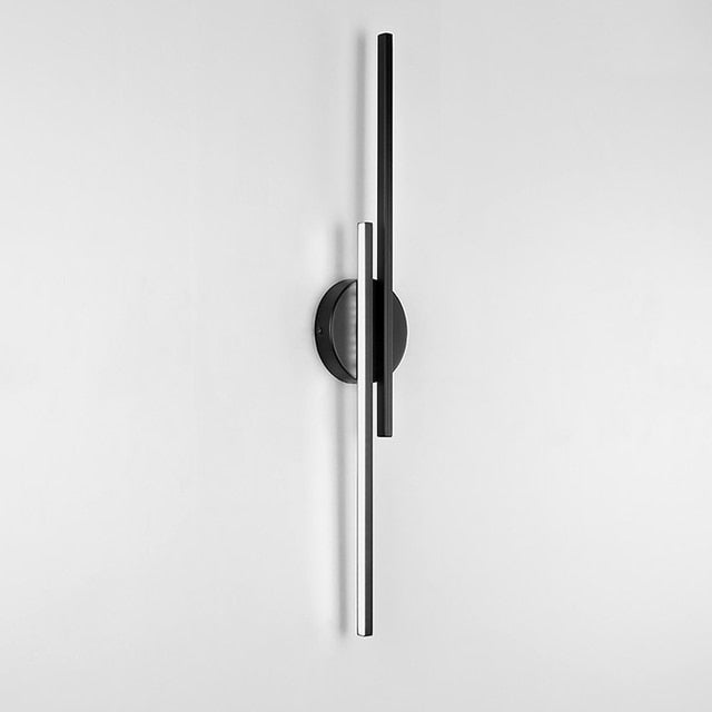 Modern LED Wall Light Double Bar Design