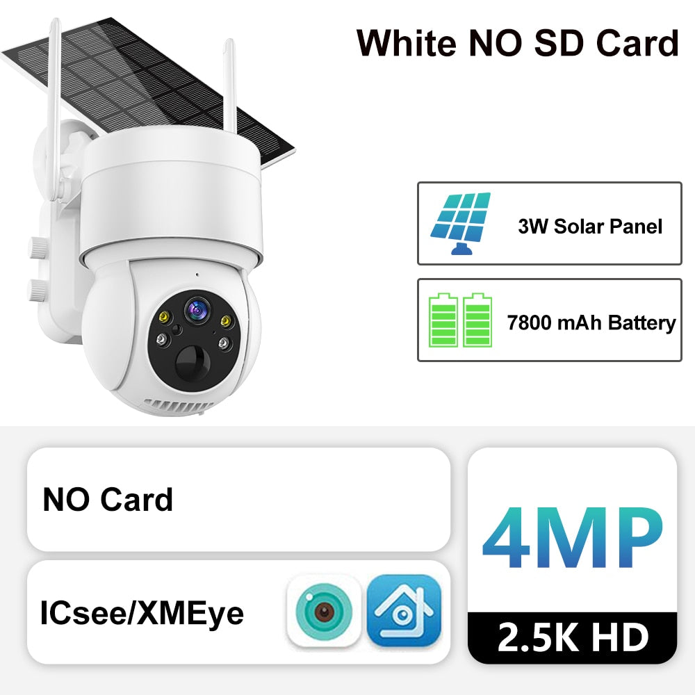 Wireless Solar Powered Outdoor Security Camera - Halri