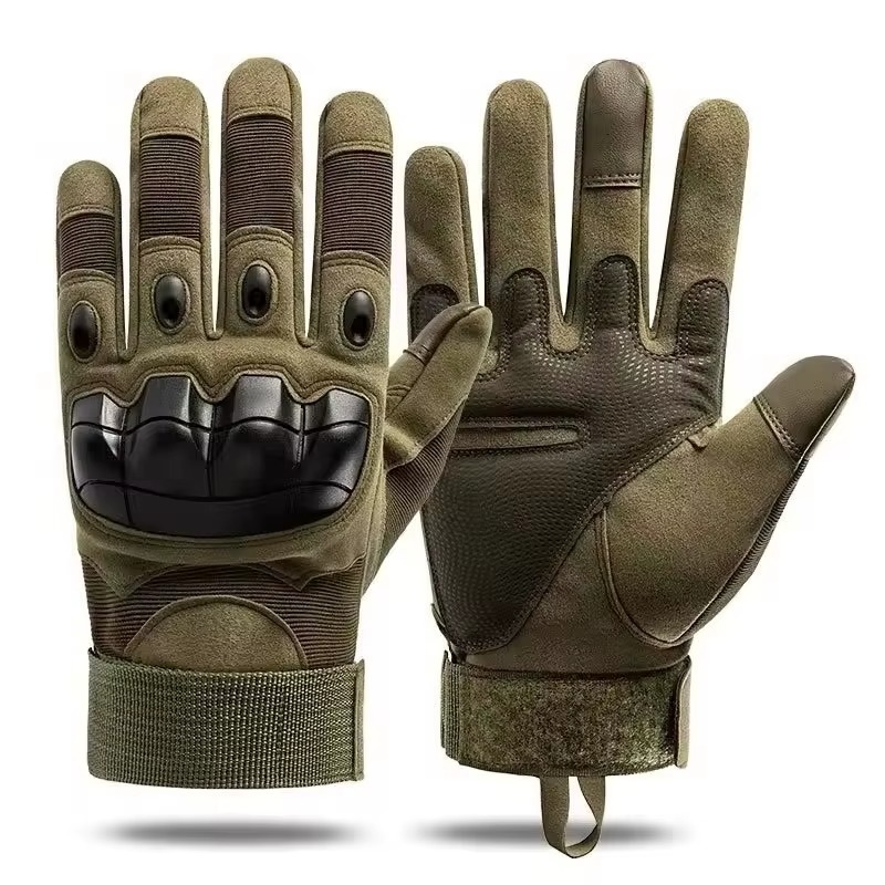 Gants tactiques d'extérieur robustes - Protection renforcée contre les intempéries