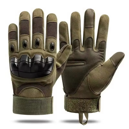 Gants tactiques d'extérieur robustes - Protection renforcée contre les intempéries