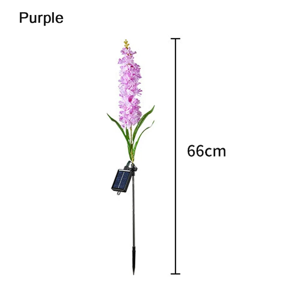 Guirlande lumineuse solaire colorée en forme de fleur